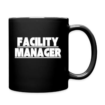 Facility Manager Haustechniker Hausmeister - Tasse einfarbig - Schwarz - Rechts