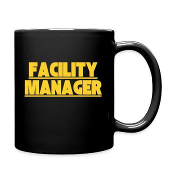Facility Manager In-house technician Caretaker - Full Colour Mug - black - Right