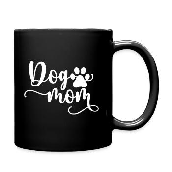 Maman chien - Mug uni - noir - Droite