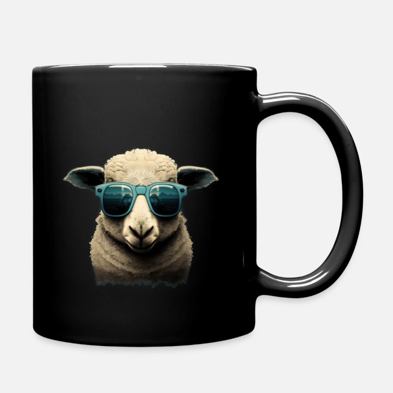 mouton - Mug uni - noir