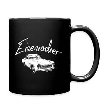 Warti Eisenacher Oldtimer Rarität (Sport Coupe) - Tasse einfarbig - Schwarz - Rechts
