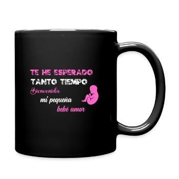 Je t'ai tant attendu PNK WE - Mug uni - noir - Droite