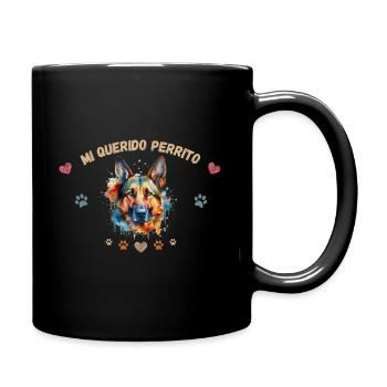 Mon toutou d'amour G3 WE - Mug uni - noir - Droite