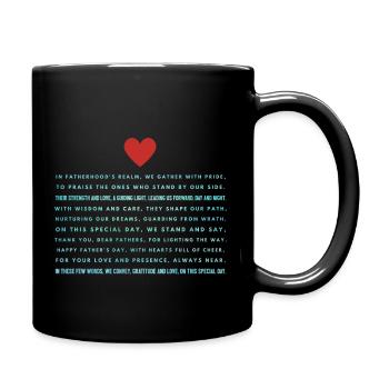 fathers day 1 - Full Colour Mug - black - Right