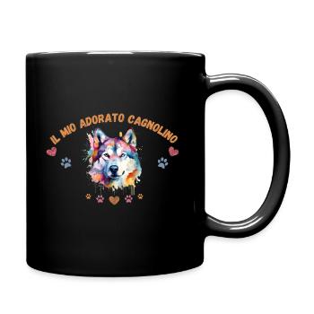 Mon toutou d'amour G5 WE - Mug uni - noir - Droite