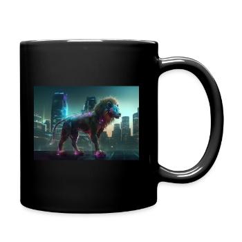 Neon King - Full Colour Mug - black - Right