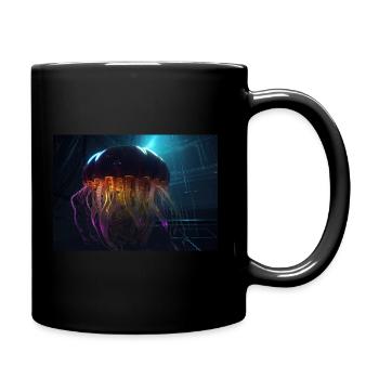 Futuristic Jelly - Full Colour Mug - black - Right