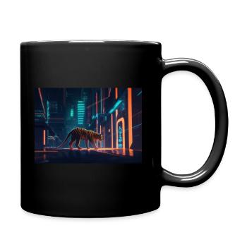 Neon Predator - Full Colour Mug - black - Right
