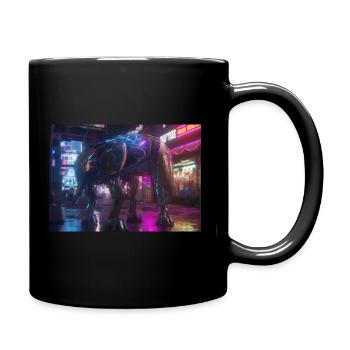 Future Jungle Trekker - Full Colour Mug - black - Right