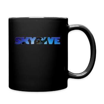 SKYDIVE - Tasse einfarbig - Schwarz - Rechts
