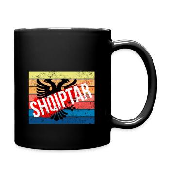 Vinatge shqiptar kosovo - Tasse einfarbig - Schwarz - Rechts