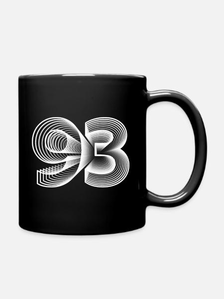 1993 - Tasse einfarbig - Schwarz