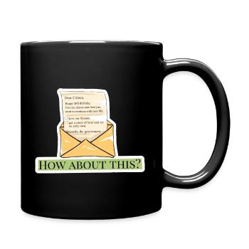 Dear Citizen - Full Colour Mug - black - Right