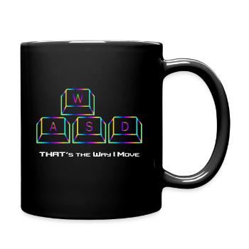 WASD - That's the Way I Move - Tasse einfarbig - Schwarz - Rechts