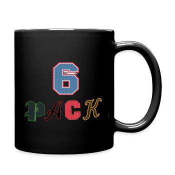 Sprüche - Tasse einfarbig - Schwarz - Rechts