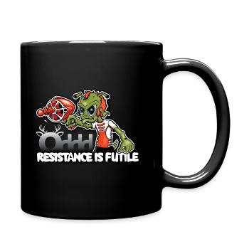 Resistance is Futile - Full Colour Mug - black - Right