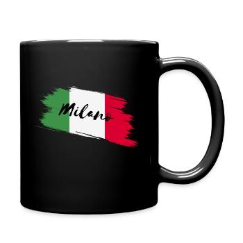 Milano Mailand Milan Italia Italy Italien - Full Colour Mug - black - Right