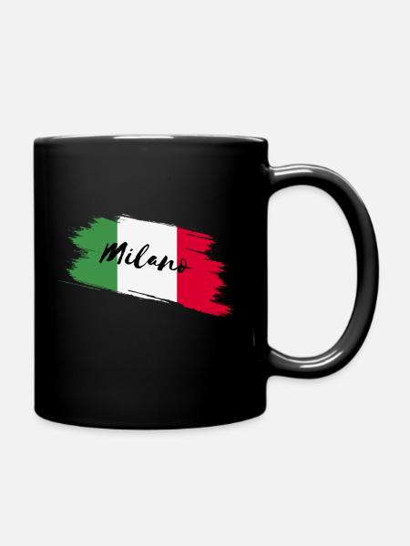 Milano Mailand Milan Italia Italy Italien - Tasse einfarbig - Schwarz