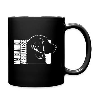 Maremmano Abruzzese Profile Dogs Dog Wilsigns - Full Colour Mug - black - Right