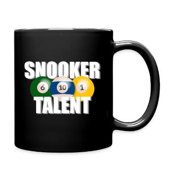 Billard Snooker Pool Spruch - Tasse einfarbig - Schwarz - Rechts