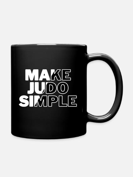 Make Judo Simple - Full Colour Mug - black