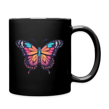 Butterfly - Full Colour Mug - black - Right