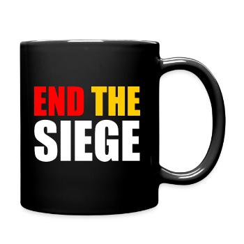 End the siege - Full Colour Mug - black - Right
