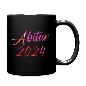 Abitur 2024 - Tasse einfarbig - Schwarz - Rechts