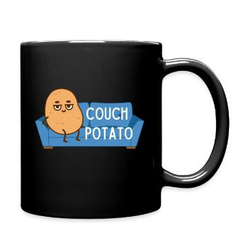 COUCH POTATO - Tasse einfarbig - Schwarz - Rechts