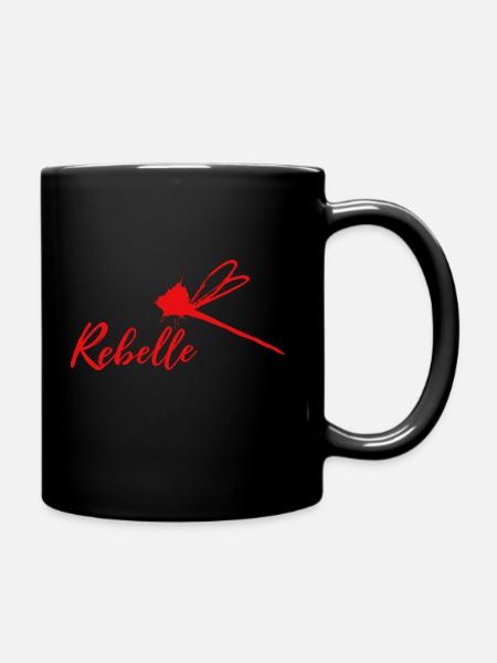 Rebelle - Tasse einfarbig - Schwarz