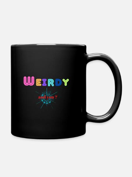 Seltsam/Wehr - Tasse einfarbig - Schwarz