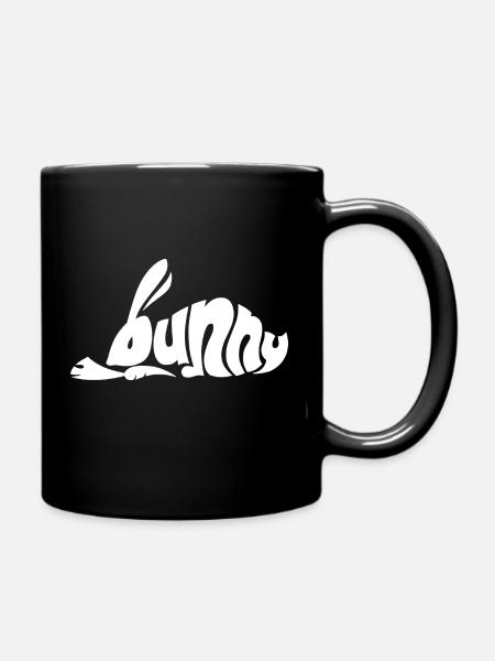 Bunny - Tasse einfarbig - Schwarz
