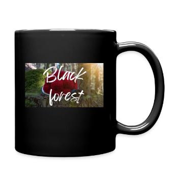 Black Forest - Tasse einfarbig - Schwarz - Rechts