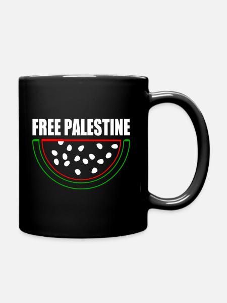 Free palestine - Mug uni - noir