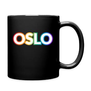 OSLO RAINBOW HAPPY PRIDE - Mug uni - noir - Droite