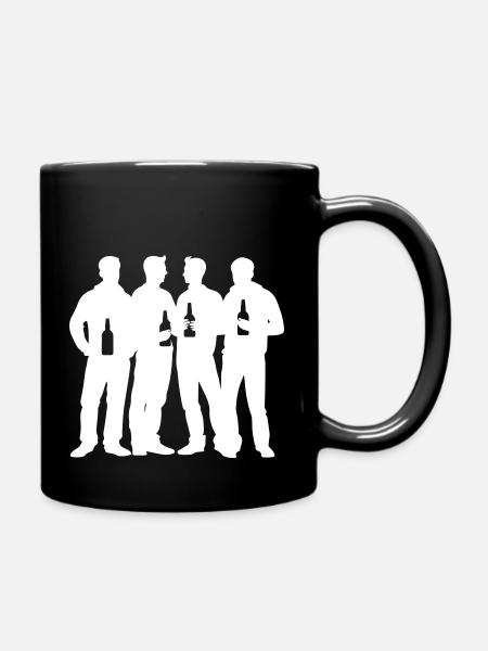 Junggesellen Party Team - Tasse einfarbig - Schwarz