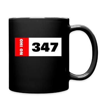 OHI ON 347 - SA-INT - Es ist vorbei - Tasse einfarbig - Schwarz - Rechts