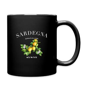 Sardinia Holiday Travel Camping Sardegna - Full Colour Mug - black - Right