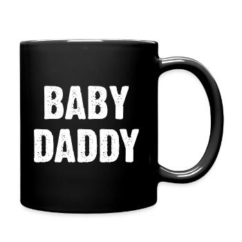 Bébé papa - Mug uni - noir - Droite