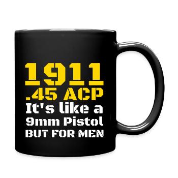 1911 Accessories 1911 .45 ACP Sport Shooting IPSC - Full Colour Mug - black - Right