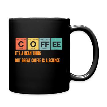 good coffee tee 1 - Full Colour Mug - black - Right