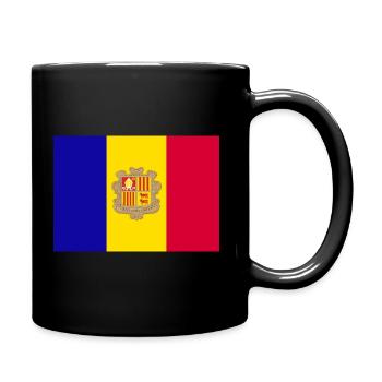 Andorra - Tasse einfarbig - Schwarz - Rechts