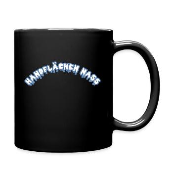 handflächen nass - Tasse einfarbig - Schwarz - Rechts