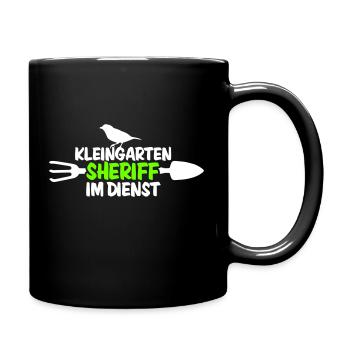 Jardin du chef de l’allotissement du shérif - Mug uni - noir - Droite