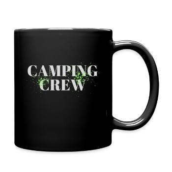 Camping Crew - Tasse einfarbig - Schwarz - Rechts