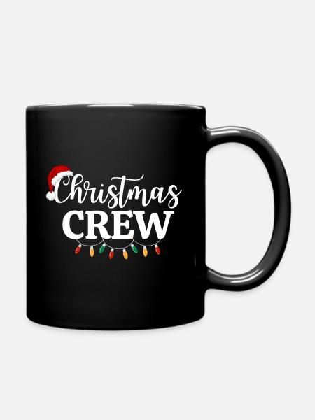  CHRISTMAS CREW - Full Colour Mug - black
