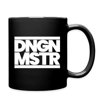 DNGN MSTR – RPG Game Master Design minimal Blanc - Mug uni - noir - Droite