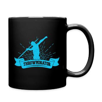 Athlètes d'athlétisme Throwminator Athletic - Mug uni - noir - Droite