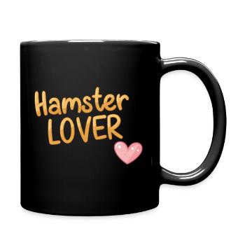 Design Hamster Amoureux pour Animaux - Mug uni - noir - Droite