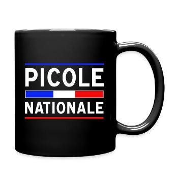 Picole Nationale nouveau design - Mug uni - noir - Droite